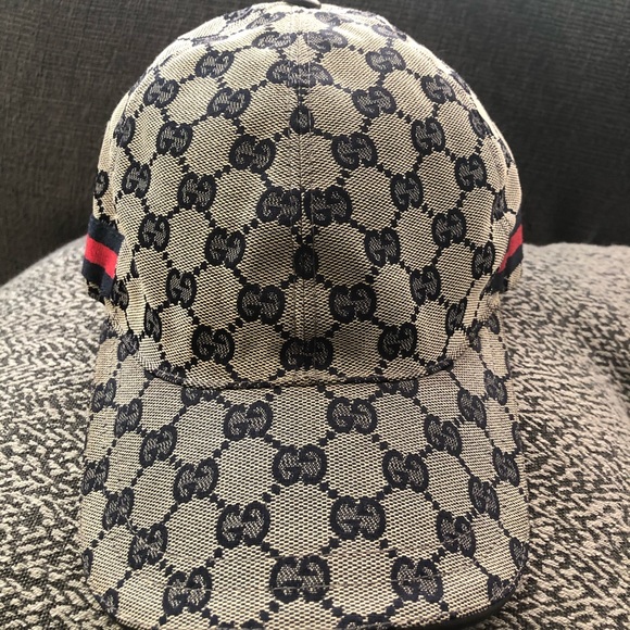 Gucci Other - Gucci blue monogram hat